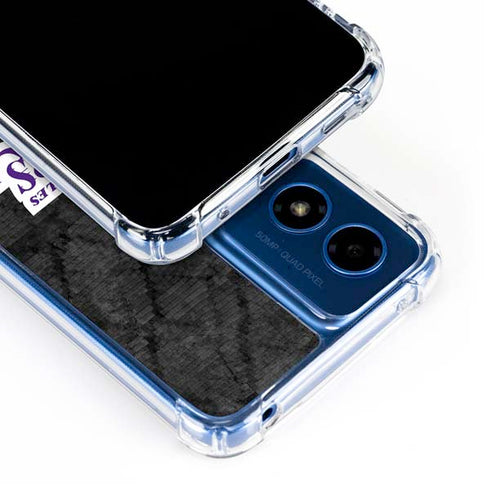 NBA Los Angeles Lakers Dark Rust Moto G 5G (2024) Clear Case